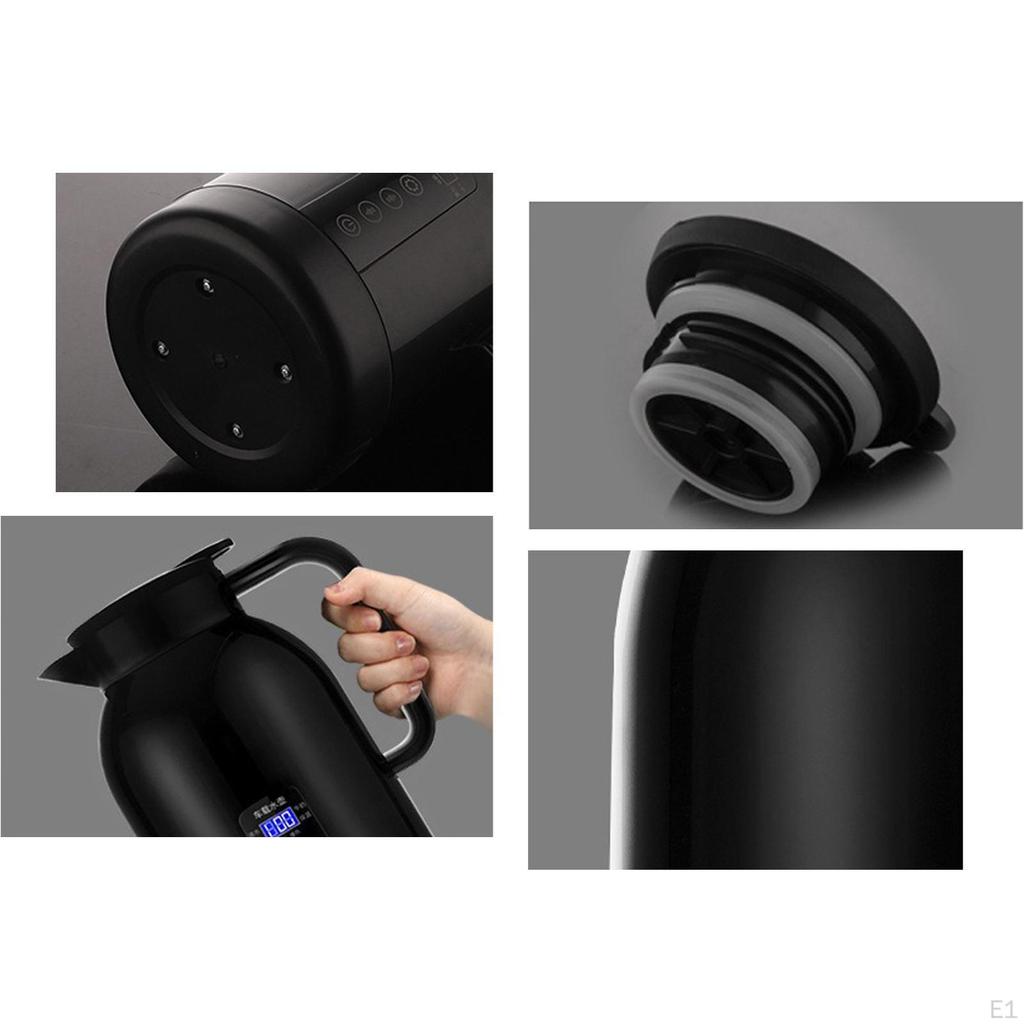 Car Electric Kettle 1.3 L Easy to Use 12V 24V Vehicle Travel Heating Bottle