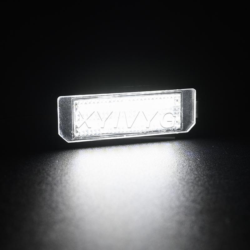 2pc LED Number License Plate Light For Bentley 06 Continental GT 08 Continental Flying Sp For Seat Exeo/ST 09~ Leon/Leon4 06 License Plate Lights 2