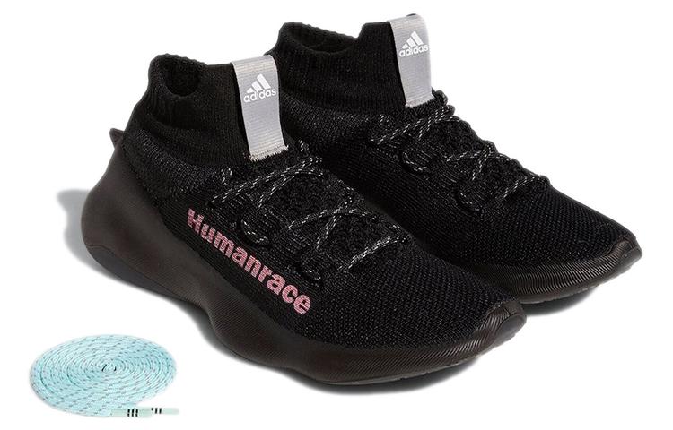 Human Race Sichona Pharrell x Human Race Sichona Adidas Originals 'Black Shock Pink' GX3032