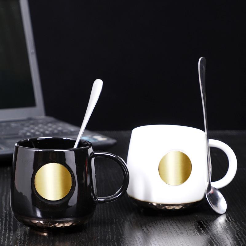 Звездная Русалка Бронзовая Муза Бронзовая Чашка Керамическая Парная Чашка Кофейная Чашка