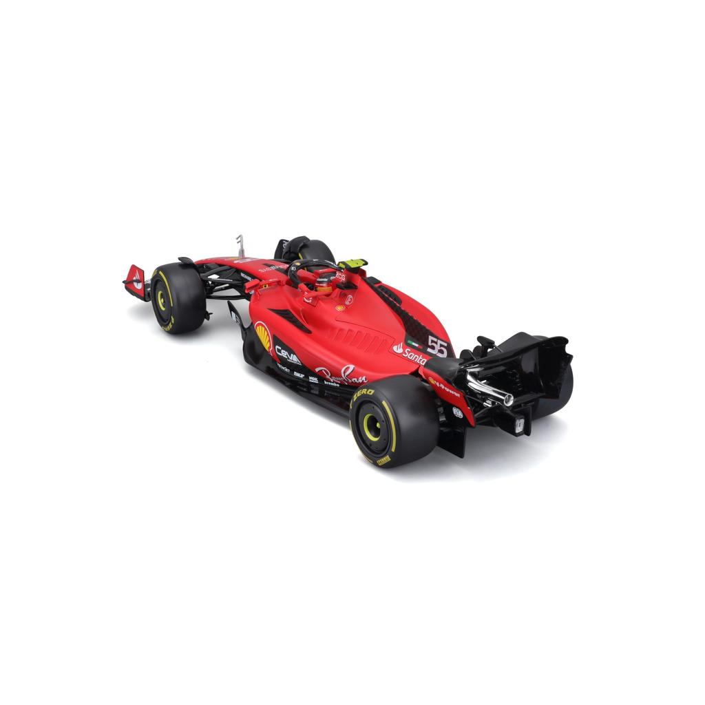 Масштаб BBURAGO Ferrari Sainz 2023 Красный 1/18 SF-23 C. #55 BR-18-16812CS