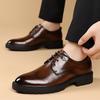 Однотонные туфли в стиле business casual для мужчин, весна-осень, новая коллекция дизайнера, мужские модельные туфли, модные туфли для мужчин, свадебные туфли для жениха