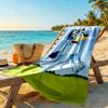 Bluey S Joyful Leap Beach Towel Super Soft Microfiber Quickdry Fabric Comfortable Lightweight