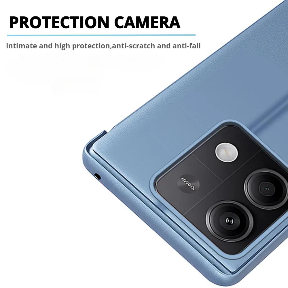 Роскошный зеркальный чехол-книжка для Xiaomi POCO M5 F6 X7 14T 14 13T 13 12T 12 12S 11T Pro Кожаный чехол для Xiaomi 13 12 11 Lite Аксессуары для телефона