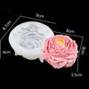 1Pcs DIY Peony Silicone Mold 3D Chocolate Cake Ice Baking Flower Soap Mould Making Tool Resin Mold for Plaster Candle Soap