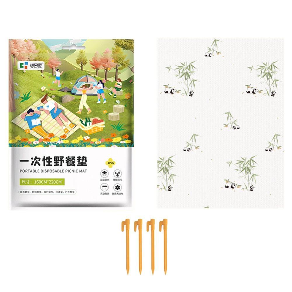 Extra Thick Disposable Picnic Blanket Dirt-Resistant Camping Mat New Ground Sheet  Outdoor