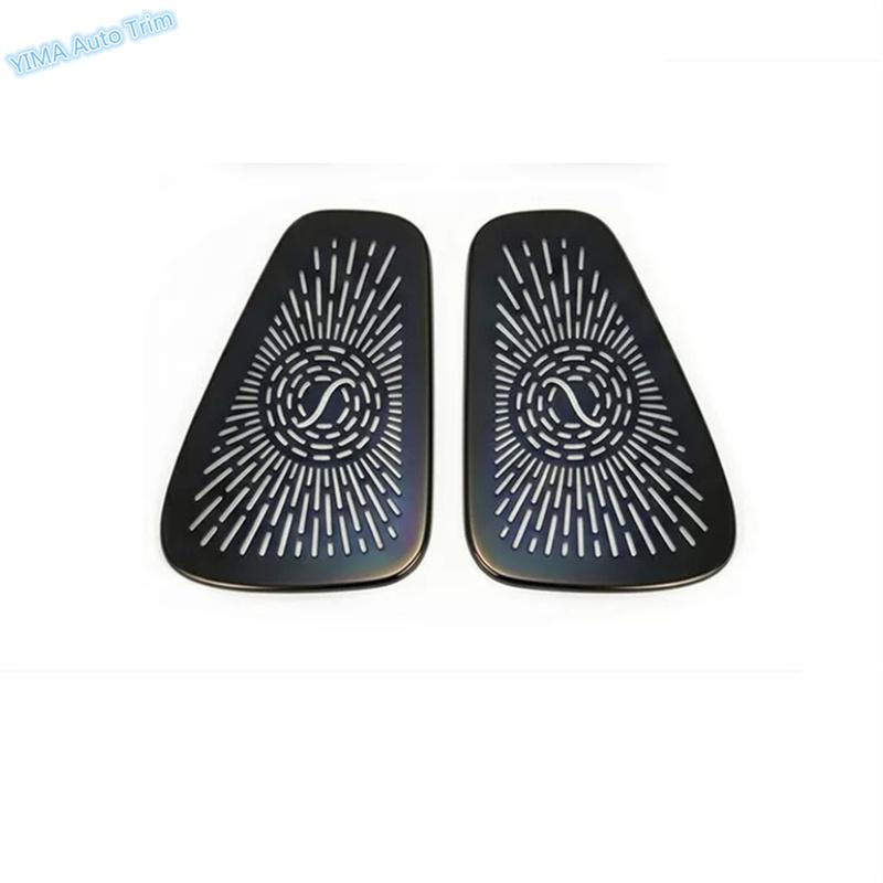 Stainless Steel Air AC Outlet Vent Frame Cover Trim Fit For Mercedes Benz A Class W177 V177 A200 A220 - 2025 Accessories