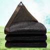 Black Shade Cloth with Grommets Thick Heat Insulation Outdoor Garden Greenhouse Balcony Patio Pergola Plants Flower Sunblock Shading Mesh Netting