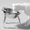 Anti Overturning Stainless Steel Cat Bowl Cervical Protection High Foot Dog Feeder  Water Bowl