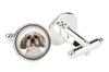 Shih Tzu, Chrysanthemum Dog - cufflinks in a box, handmade jewelry, product of the Art-Dog brand