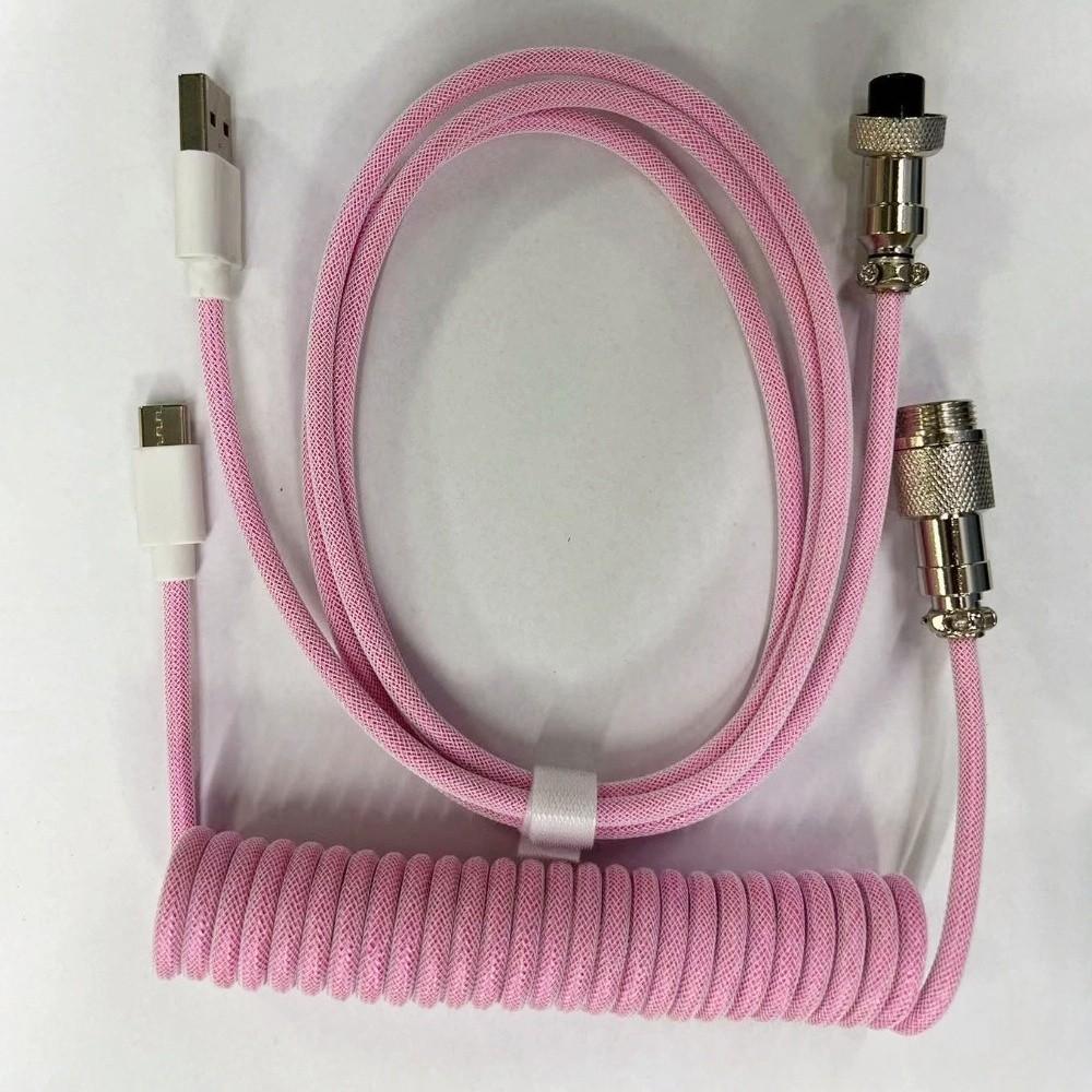 USB Port a Mechanical Keyboard Type C USB Cable Mechanical Keyboard Coiling Cord Desktop Computer