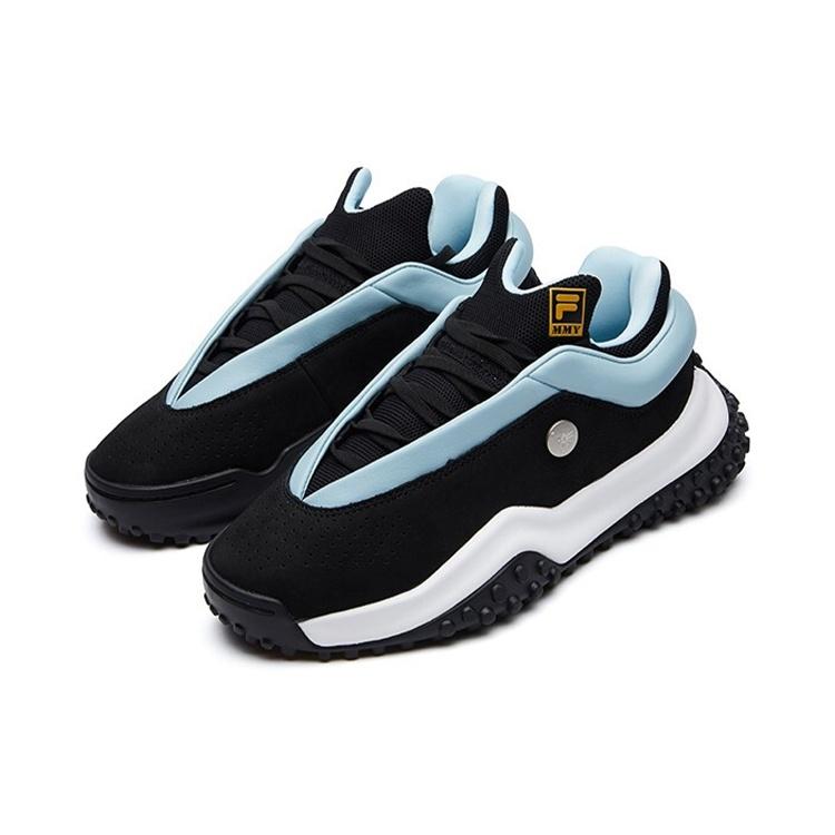 FILA x MIHARA YASUHIRO MIHARA YASUHIRO X FILA Cow Leather, Textile Height Increasing Low top Chunky Sneakers Women's F12W114136FBB