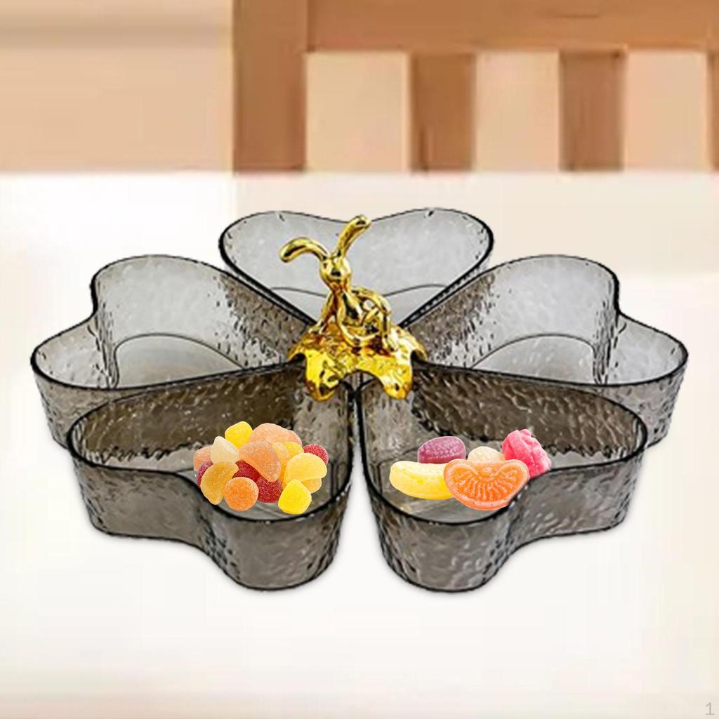 Разделенный сервировочный поднос, блюда из конфет и орехов, вращающаяся тарелка для закусок, для сладких блюд