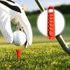 Golf Tees Height Gauge Elevator Precisions Ball Height Setter Portable Adjuster Training Tool Golf Accessories Tool