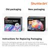 Shuttle Art acrylic paint chameleon color 20 color set rainbow color pearl color Sparkling iridescence quick drying waterproof Durability 60ml large