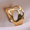 Fashionable Comfortable Rings Unique Irregular Alloy Rings Fashion Accessory Comfortable Wear Ring for Stylish Outfits