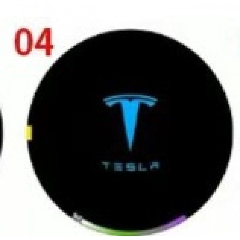 Совместимая приветственная подсветка для Tesla Model 3/X/S: Улучшенная светодиодная подсветка салона с проекцией на двери