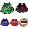 Шорты для тайского бокса, кикбоксинга, смешанных боевых искусств, ретро-винтажные штаны с принтом 3D, эластичная талия, боевые искусства, быстросохнущие, унисекс, для мужчин и женщин