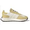 adidas Originals Retropy E5 Ткань Кожа Замша Повседневные Нескользящие Прочные Низкие Кроссовки для образа жизни Женские кроссовки Белый Желтый GY9919