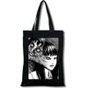Japanese Manga Girls Shopping Bag Junji Ito Tomie Shintaro Kago Print Tote Bag Cartoon Hipster Print Casual Fashion