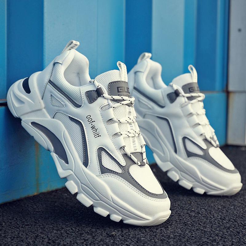 Men's Shoes Summer Dad’s Shoes Korean Trend Sports Casual Tide Shoes Breathable Running Shoes