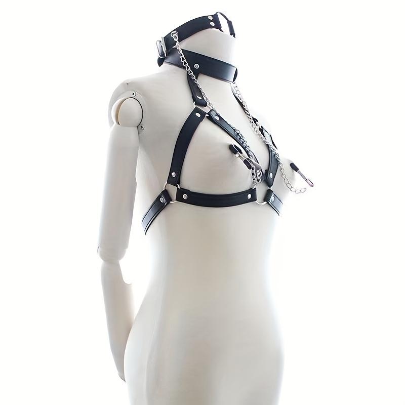 2 шт., БДСМ, уплотнительное кольцо для рта, зажим для сосков, корсет, удерживающий пояс, секс-игрушки, товары для взрослых, сексуальный бондаж, SM, ошейник, удерживающий рот, кандалы, кожаные тренировки