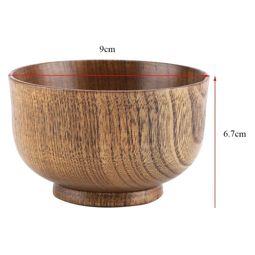 Household Tools Fruit Handmade Children Rice Bowls Natural Wood Wooden Bowl Japanese Style