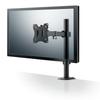 ELECOM Monitor Single Compatible with Inch VESA Arm, Short, 17-32 Monitors, Compatible, Black, DPA-SNS01BK