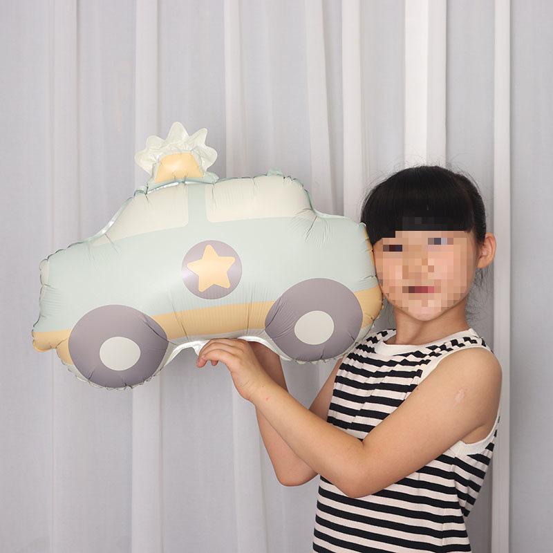 Gradient Rainbow Balloon with Crown for Girl's First Birthday Party Background Decoration