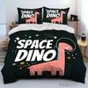 Мультяшный динозавр космический милый динозавр детский пододеяльник комплект HD одеяло покрывало для детей постельные принадлежности постельное белье декор спальни