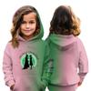 Children's Hoodie Boys And Girls Fashion Printed Long-sleeved Hooded Pocket Hoodie
