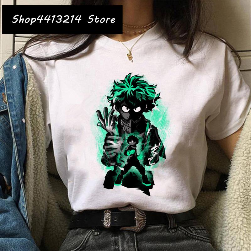 Мультяшная женская футболка My Hero Academia, смешная Химико Тога, одежда Boku No Hero Academia, Харадзюку, футболка для женщин, Ульцзан