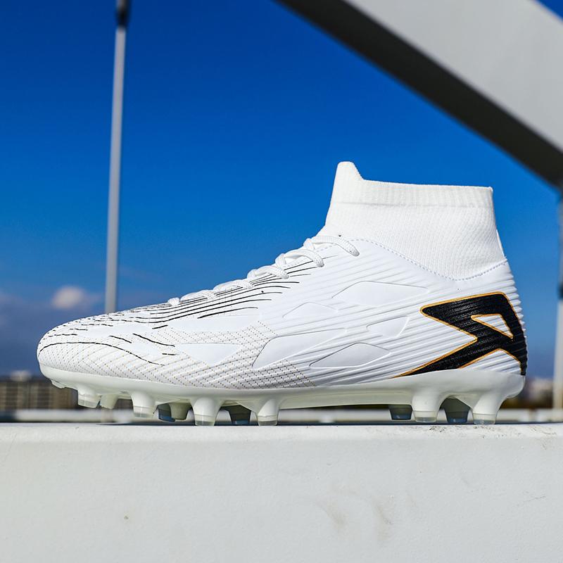 Мужские футбольные бутсы большого размера с высоким верхом, тренировочные бутсы для студентов и студентов, детские футбольные бутсы