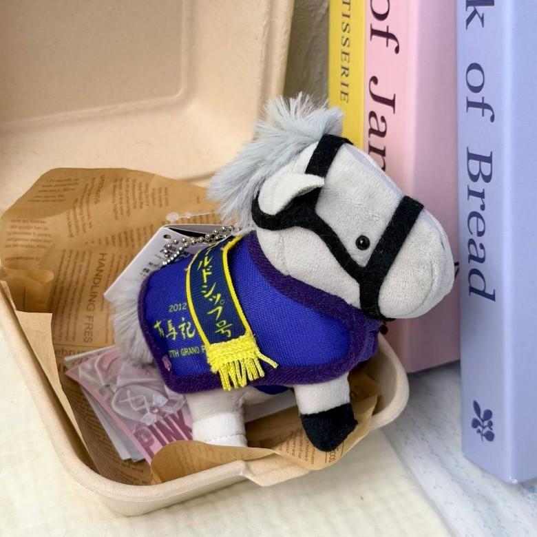 Horse Racing Collectible Plush Doll With Cartoon Design And Soft Filling For Kids And Fans