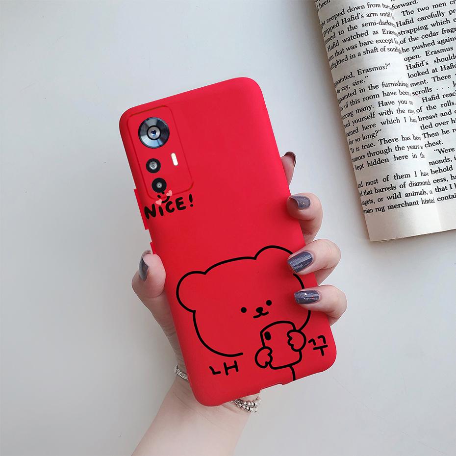 Чехол для Xiaomi 12T Мягкий силикон Милый кот Мультяшный Защитный чехол для Xiaomi 12T Pro 5G Чехлы для телефона Mi 12 T 12TPro 2022 Fundas