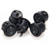 Stebela 5 шт. Мини-круглые лодочные тумблеры 12A/250V 2 контакта ВКЛ-Выкл Пластиковый кнопочный переключатель