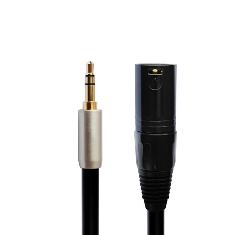 1/8 Inch 3.5mm to XLR Cable Male to Male (XLR to 3.5mm Cable, XLR to 1/8 Cable, 1/8 to XLR Cable)