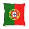Чехол на подушку с флагом Португалии, полиэстеровые подушки для дивана, креативный чехол с португальским флагом для домашнего декора