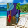 Ultra-Soft Beach Towel with Dibidoo Theme,Ideal for Pool - Camping, Diving - Perfect Travel Essential, Vibrant Beach Towel.