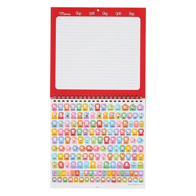 Sanrio Hello Kitty Настенный календарь M 2026 Япония НОВЫЙ Персонажи Sanrio