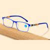 Men Ultra Light Reading Eyewear Fashion Printed Anti Blue Reading Glasses Women Spring Leg Presbyopic Glasses 1.0 To 4.0