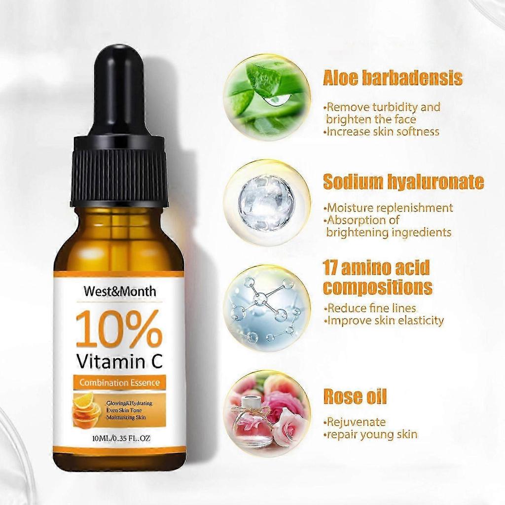 VC Skin Essence - Brightening, Moisturizing & Whitening Formula with Aloe, Hyaluronate & Rose Oil
