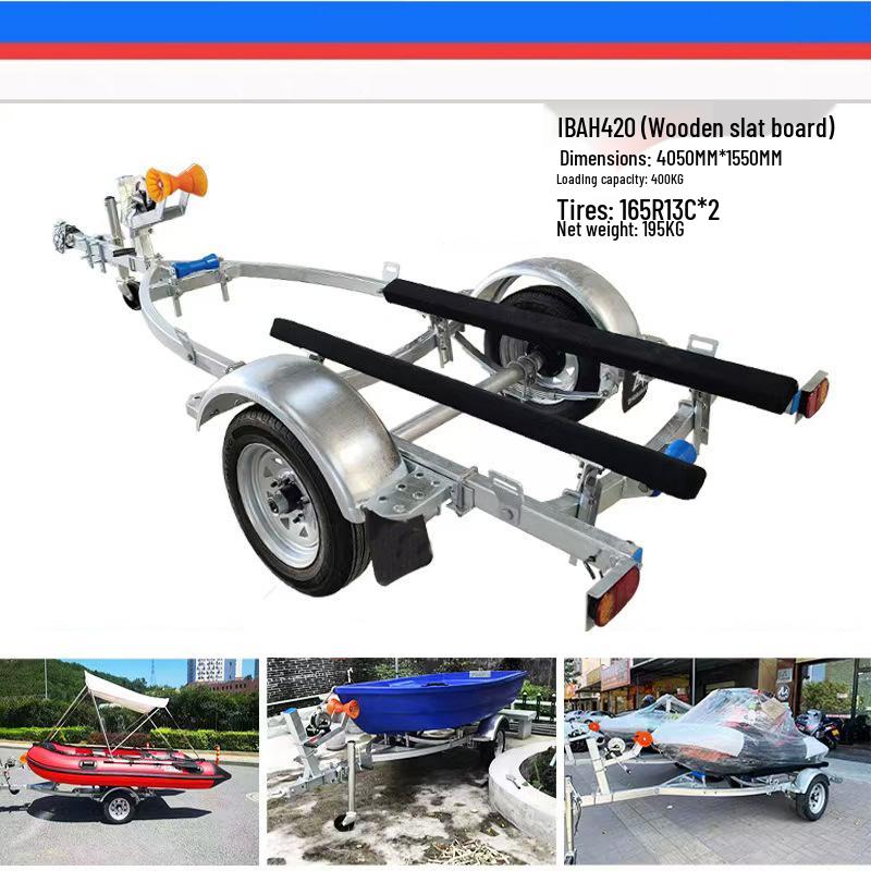 Inflatable Boat Motorboat Trailer Towing Frame for Speedboats and Yachts