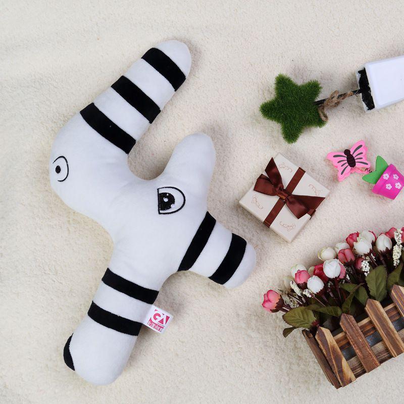 Plush Toy Cuddly Gift For Baby Kids Alphabet Lore Number Blocks