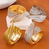Open Cuff Shiny Hand Jewelry Fashionable Metal Cuff Bangles Angel Wings Cuff Bracelet  Girls
