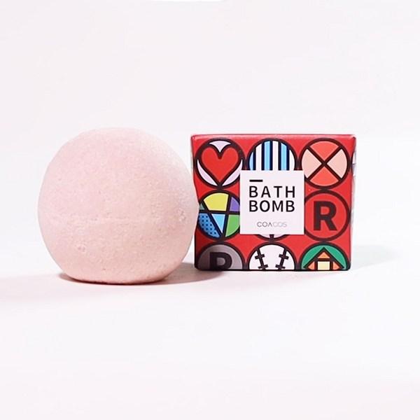 Corecos Bubble Bath Bomb Deep Kiss, 140г, 3 штуки
