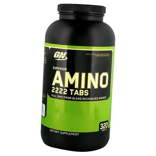 Аминокислоты в таблетках, Amino 2222, Optimum nutrition (27092005)