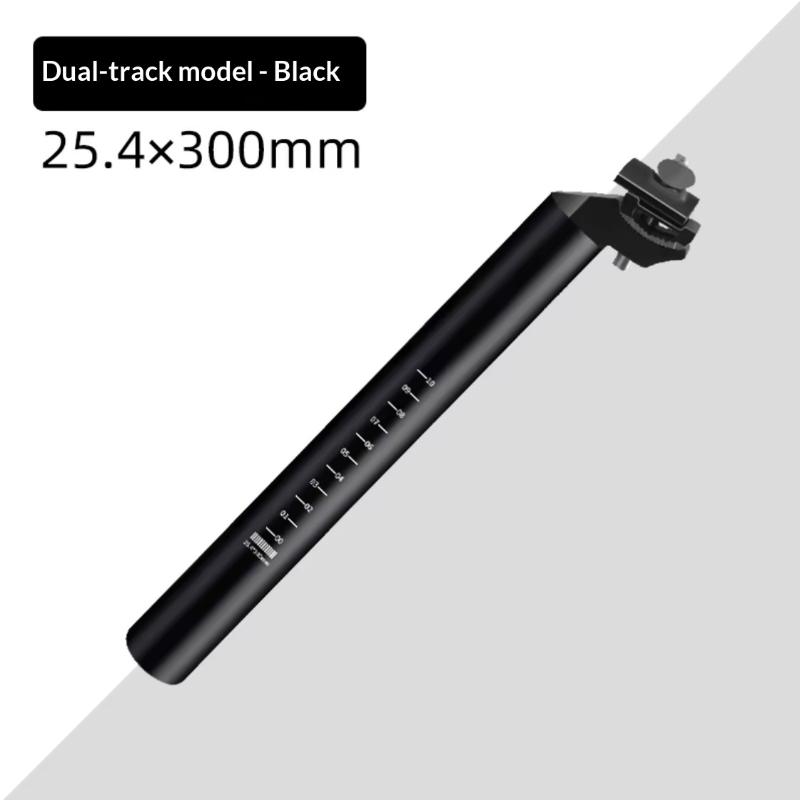 Shockproof Aluminum Alloy Bike Seatpost 300mm 25.4/27.2mm Fit for Road Foldable Bicycle Use
