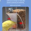 Кормушки для птиц без беспорядка, автоматическая кормушка для попугаев, поилка, контейнер для еды, клетка из акрила для попугаев N0F8