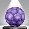 1pc Purple Star Mandala Themed Soccer Ball, Size 5, Lightweight PVC Material, Outdoor Training Soccer Ball Gift. q62282